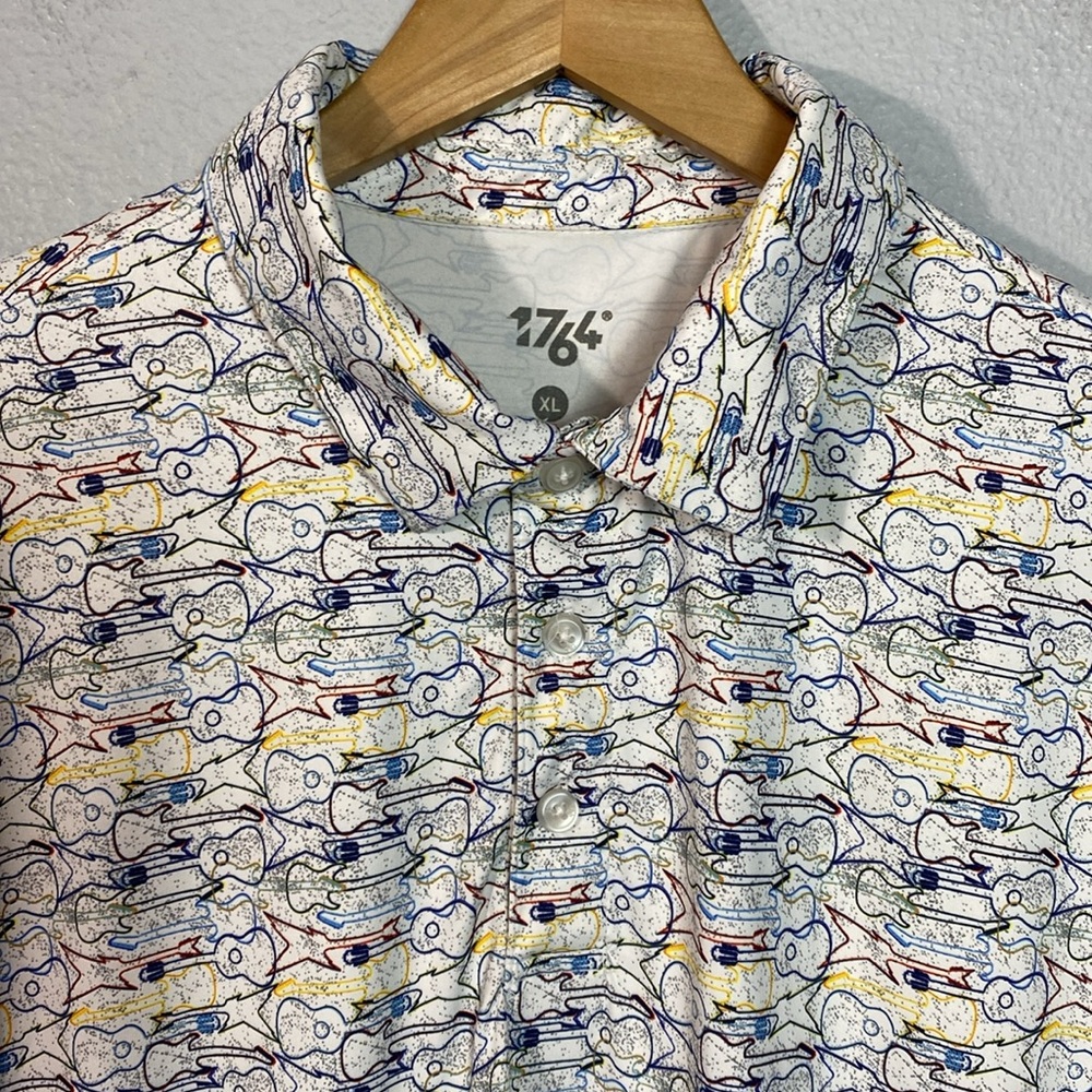 1764 Rock N' Roll Stretch Polo‎
